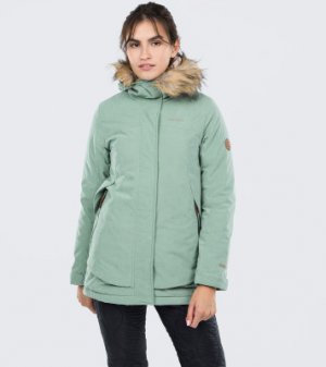 Куртка утепленная женская , размер 50 Merrell. Цвет: зеленый