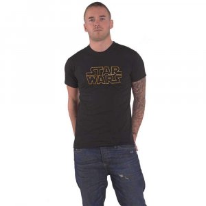 Классическая футболка с логотипом , черный Star Wars