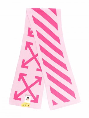 ARROW ROUNDED SCARF FUCHSIA PINK Off-White Kids. Цвет: розовый