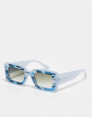 Синие солнцезащитные очки с узором South Beach