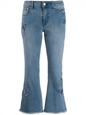 Укороченные джинсы Michael Kors. Цвет: синий