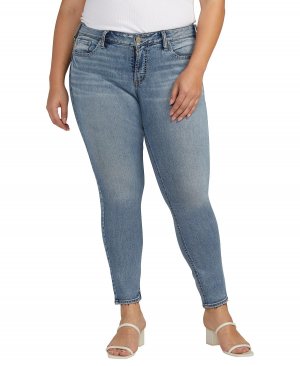 Джинсы скинни Britt больших размеров с низкой посадкой Silver Jeans Co.