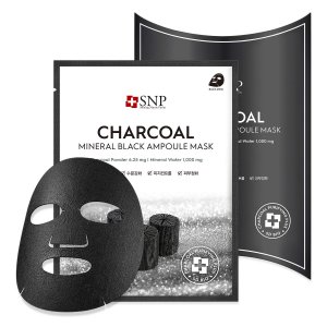 Charcoal Mineral Black Ampoule Mask 25мл * 10 шт. SNP