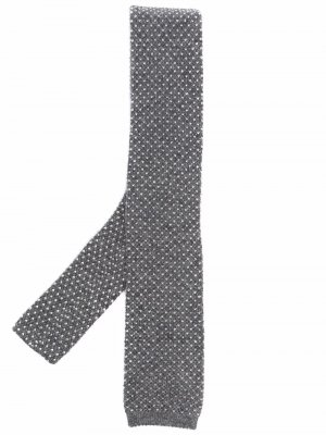 Кашемировый галстук Brunello Cucinelli. Цвет: серый