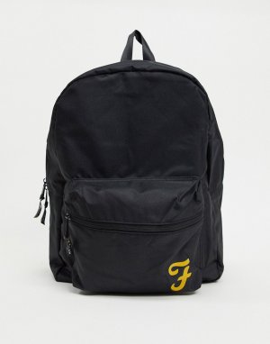 Рюкзак с логотипом -Черный Farah