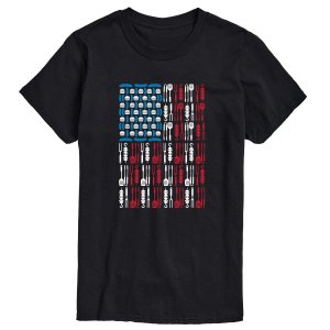 Мужская футболка с флагом США для гриля Licensed Character