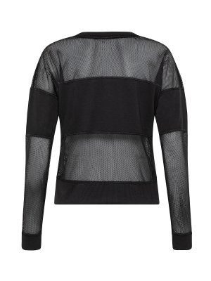 Пуловер с длинными рукавами Dkny Performance, черный. Цвет: черный