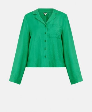 Рубашка блузка MbyM, зеленый mbyM