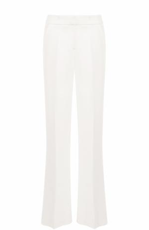 Расклешенные брюки с карманами и стрелками Oscar de la Renta. Цвет: кремовый