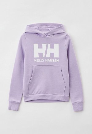 Худи Helly Hansen JR HH LOGO HOODIE 2.0. Цвет: фиолетовый