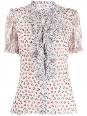 Блузка Vita с оборками и принтом Liberty London. Цвет: розовый