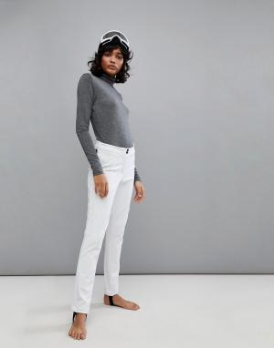 Белые горнолыжные брюки Napapijri. Цвет: белый