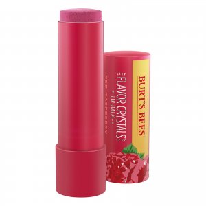 Увлажняющий бальзам для губ Flavour Crystals 100% Natural Moisturising Lip Balm — Red Raspberry 4,53 г Burts Bees