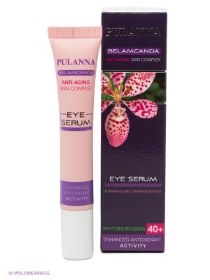 Омолаживающая сыворотка для век с фитоэстрогенами -Eye Serum 20мл PULANNA. Цвет: розовый