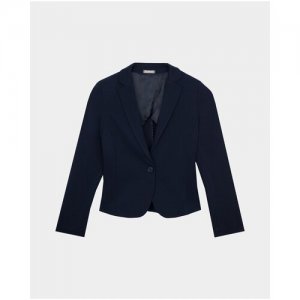 Синий пиджак из джерси , модель 220GSGC1901, размер 170 Gulliver. Цвет: синий