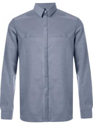Классическая рубашка Wan Hung. Цвет: серый
