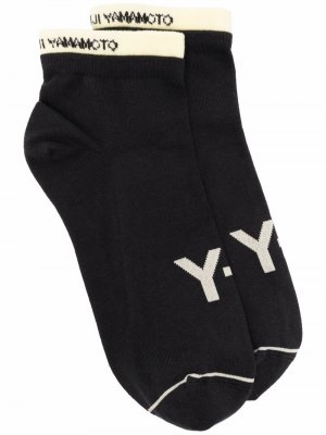 Носки с логотипом Y-3. Цвет: черный