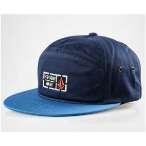 Бейсболка VOLCOM Solid Break Hat. Цвет: синий