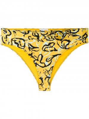 Плавки бикини Anais DVF Diane von Furstenberg. Цвет: желтый