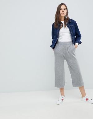 Трикотажные брюки с широкими штанинами -Серый Neon Rose