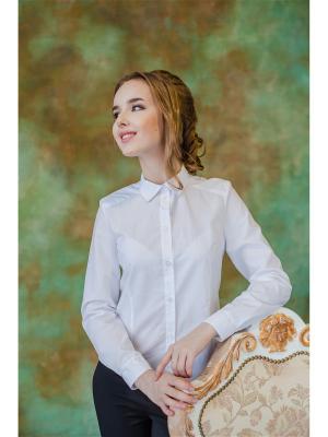 Блузка UNONAD'ART. Цвет: белый