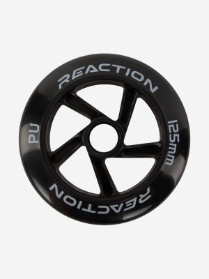 Колесо для самоката REACTION 125 мм, Черный, размер Без размера. Цвет: черный
