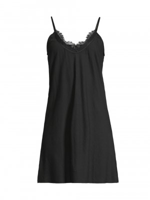 Мини-платье из джерси с кружевом , черный Skin