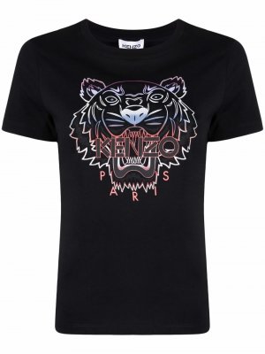 Tiger Head-motif T-shirt Kenzo. Цвет: черный