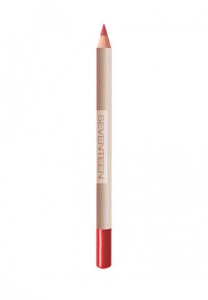 Карандаш для губ Seventeen устойчивый т.24  LONGSTAY LIP SHAPER холодный сапфир. Цвет: красный