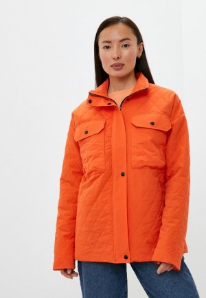 Куртка утепленная Tantino. Цвет: оранжевый