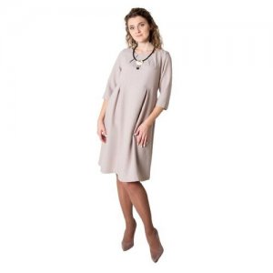 Платье для беременных Мамуля красотуля Бэль светло-серый 44. Цвет: серый/бежевый/светло-серый