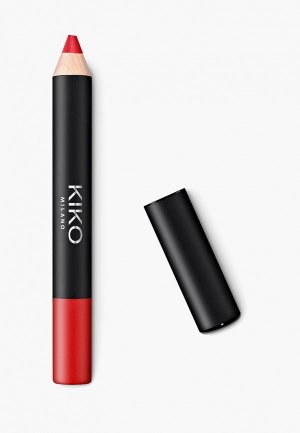 Помада-карандаш Kiko Milano SMART FUSION Matte Lip Crayon, матовый финиш и стойкость, тон 05 strawberry red, 1.6 г. Цвет: красный
