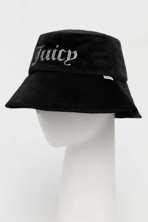 Бархатная шляпа , черный Juicy Couture