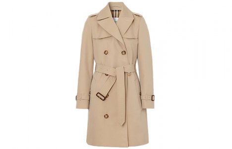 Женские короткие пальто, цвет honey color Burberry