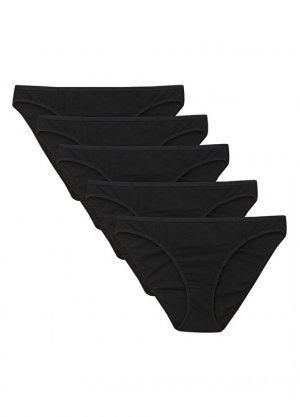 Черные женские трусики бикини Marks & Spencer