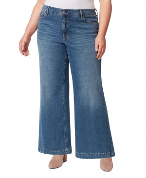 Модные широкие джинсы больших размеров True Love Trouser Jessica Simpson