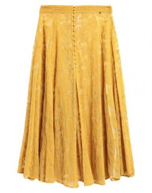 Длинная юбка Z&L. Цвет: желтый