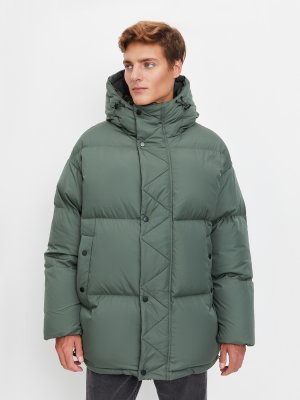 Пальто Just Clothes. Цвет: зеленый