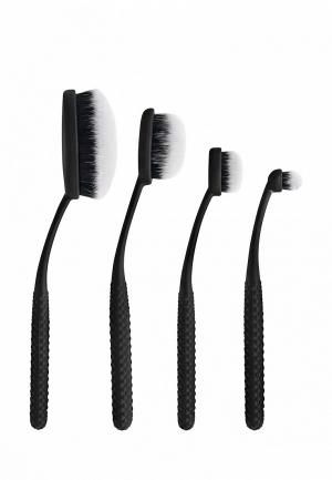 Набор кистей для макияжа Royal&Langnickel MP002XU0E21V. Цвет: черный