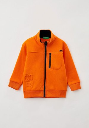Олимпийка United Colors of Benetton. Цвет: оранжевый