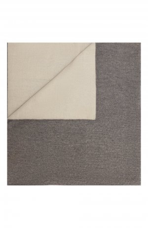 Кашемировый плед Wool&Cotton. Цвет: серый