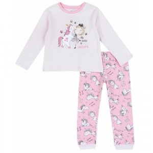 Пижама , размер 98, розовый Chicco. Цвет: розовый