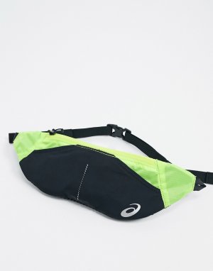 Черная сумка-кошелек на пояс с контрастной вставкой -Черный Asics