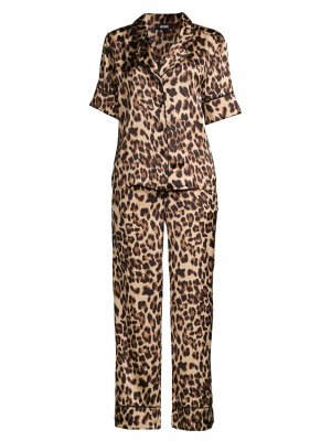 Атласная пижама с леопардовым принтом Bella Apparis