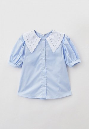 Блуза Silver Spoon. Цвет: голубой