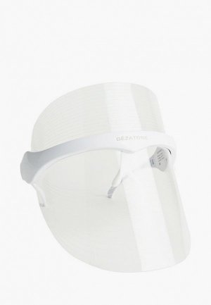Прибор для ухода за лицом и телом Gezatone Светодиодная LED маска омоложения кожи лица шеи с 7 цветами m1030. Цвет: прозрачный