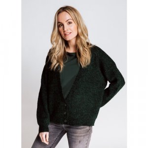 Пуловер, размер XXS/XS, зеленый ZHRILL. Цвет: зеленый/темно-зеленый