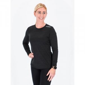 Женская рубашка FUSION C3 LS для бега Футболка тренировок, цвет schwarz