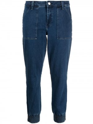 Укороченные джинсовые джоггеры J Brand. Цвет: синий