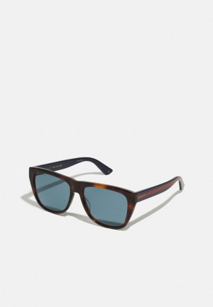 Солнцезащитные очки UNISEX , цвет havana/blue Gucci